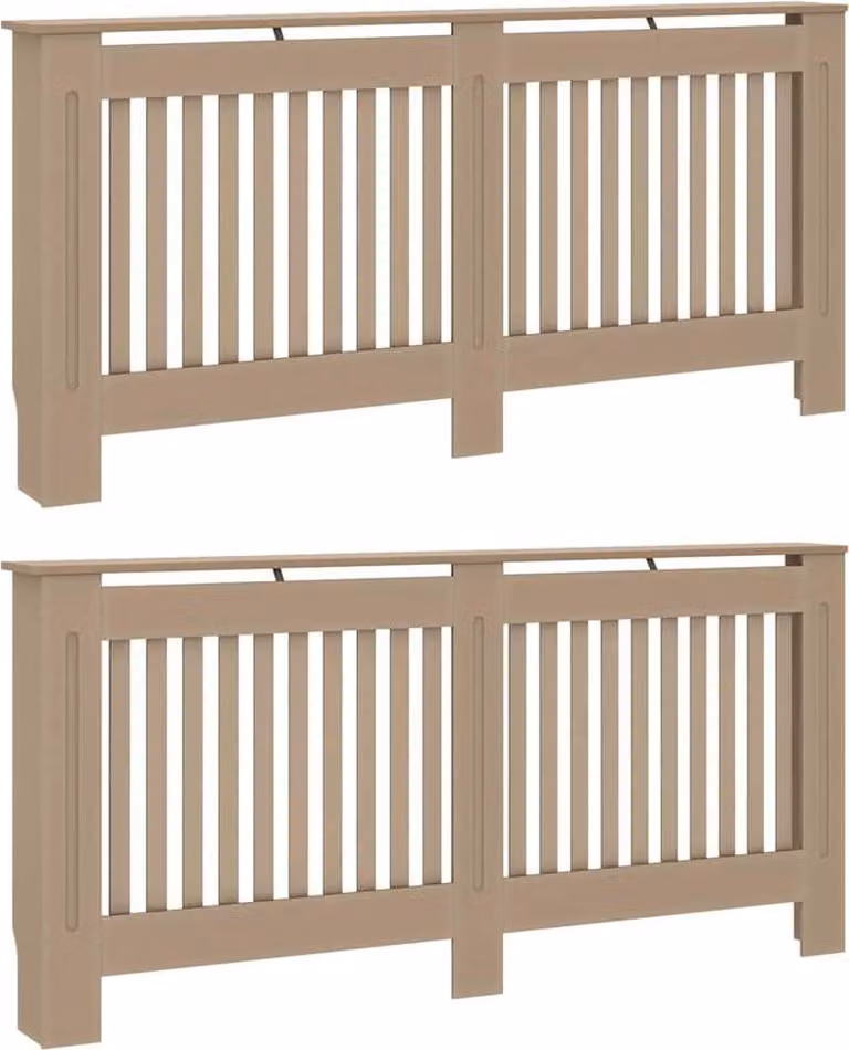 Copertura per radiatori 2 pcs Rovere Sonoma 172 x 19 x 81,5cm