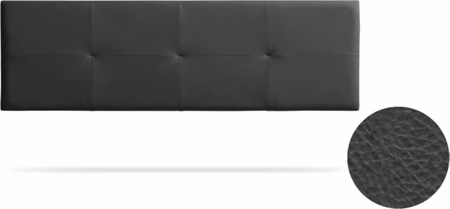 Testiera Imbottita ALTEA Similpelle 130x50x5 cm - Moonia