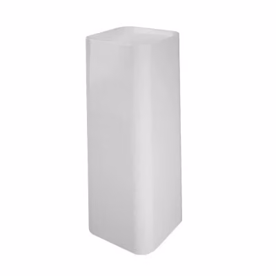 Lavabo freestanding squadrato Petit INBAGNO in ceramica bianco L: 90,0 cm, P: 36,0 cm, H: 36,0 cm – 2