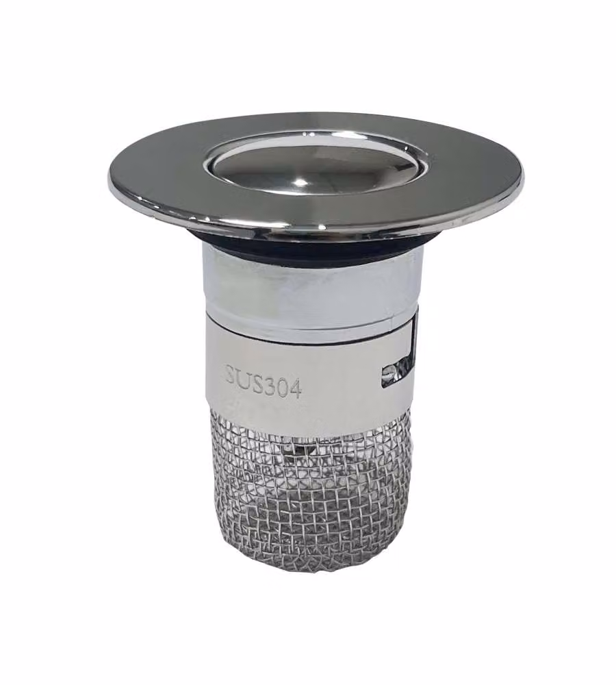 Idrobric Piletta Click-Clack Cestello Raccoglitore per Lavabo d.60mm