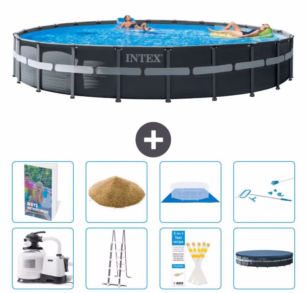 Ultra XTR Pool Rund - 732x132 cm - Set da 7 pezzi, modello S580