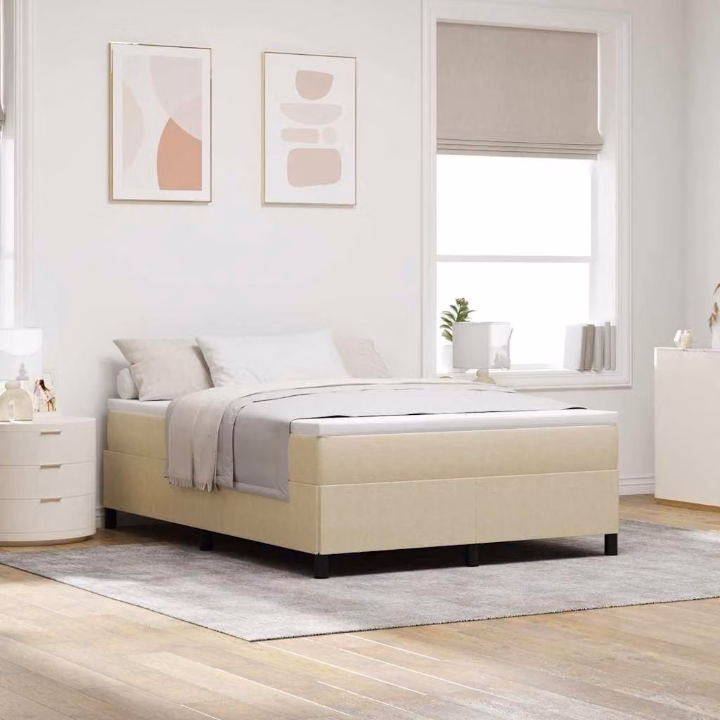 Maison Exclusive - Letto boxspring grigio-verde 160 x 200 cm in velluto a coste