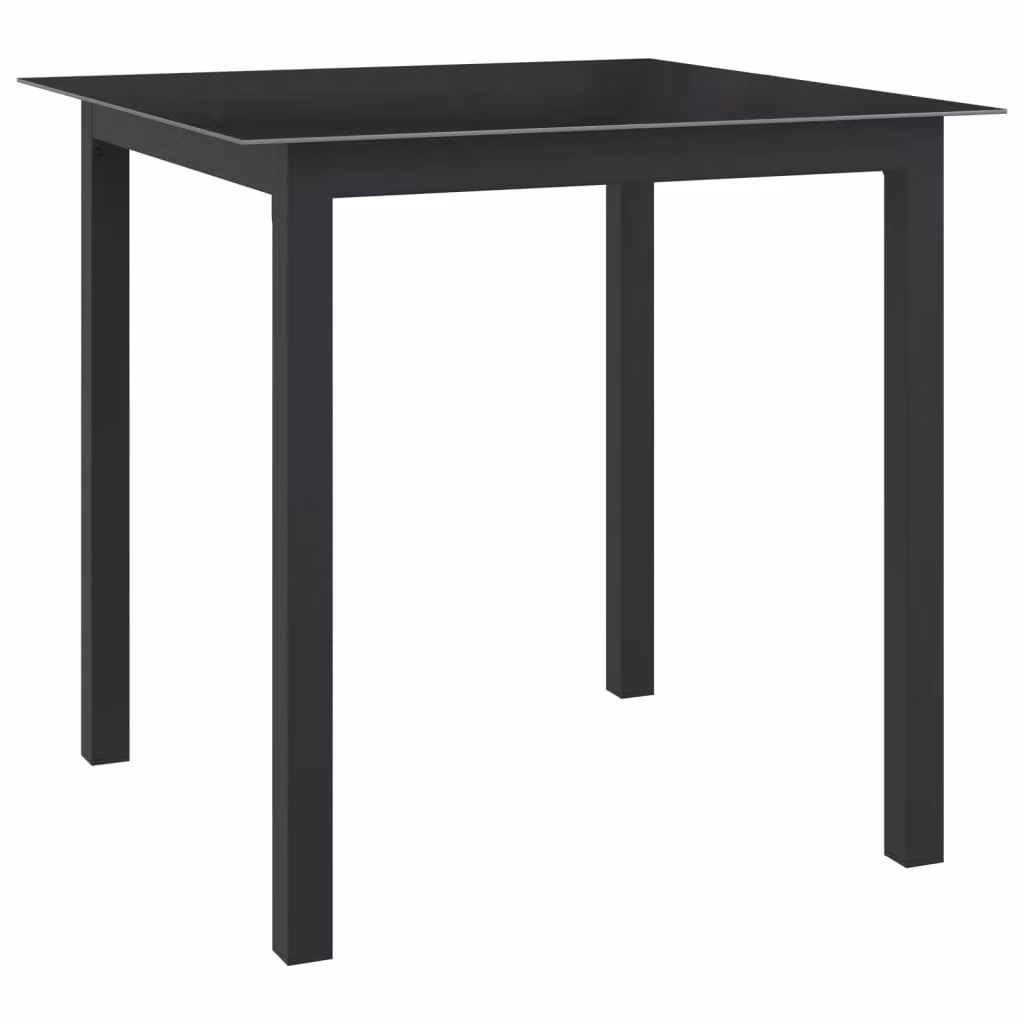 Set Mobili da Pranzo per Giardino 5 pz in Alluminio Antracite