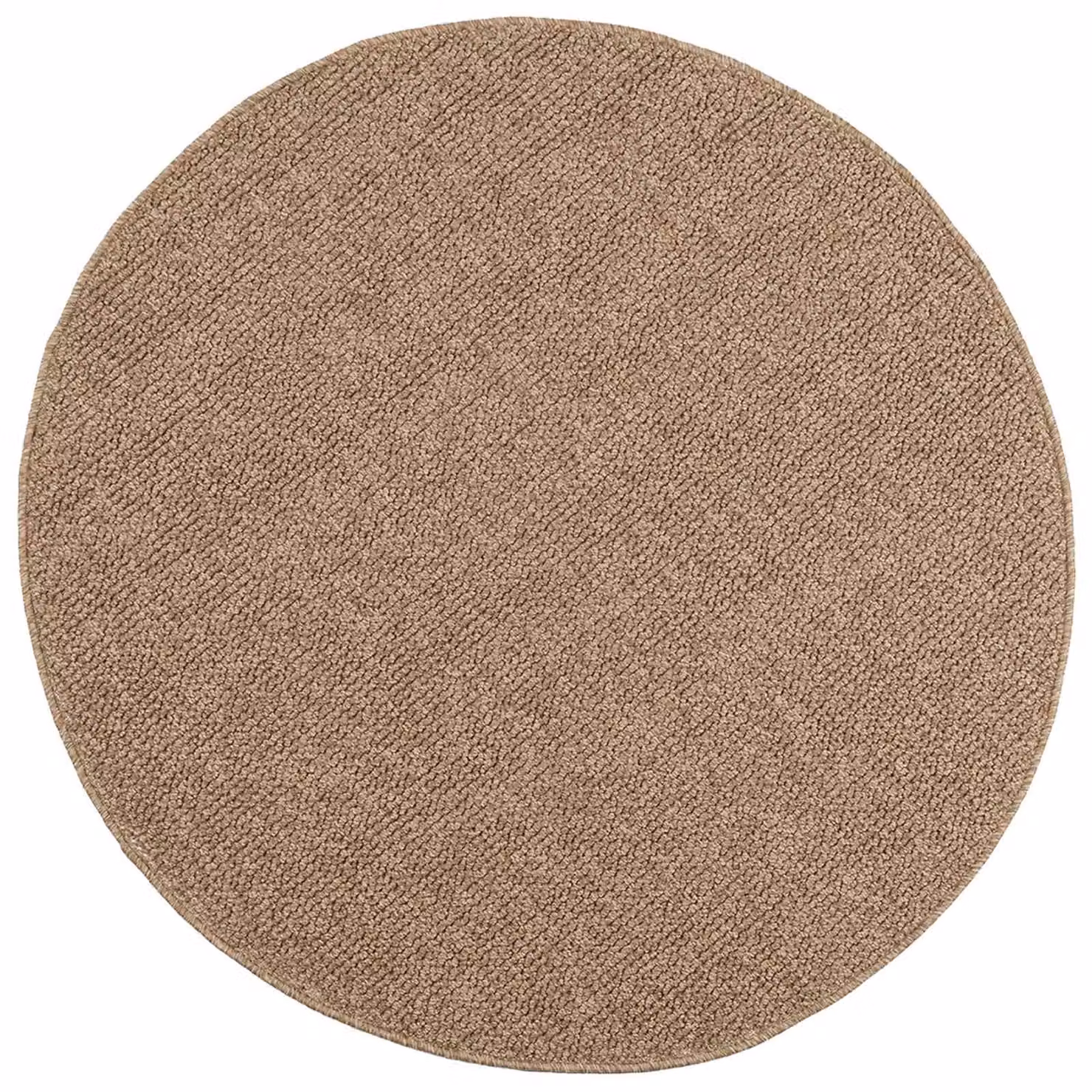 Tappeto rotondo vidaXL AGIRA per interno ed esterno, beige e marrone, Ø 160 cm