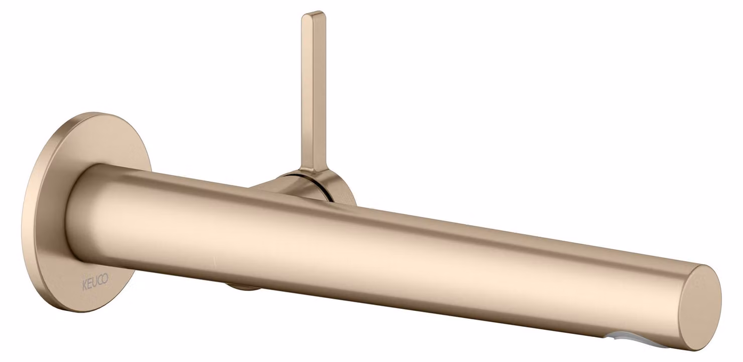 KEUCO EDITION 400 Mitigeur monocommandé pour lavabo, encastré pour montage mural, saillie 243mm, 51516032101, 51516032101