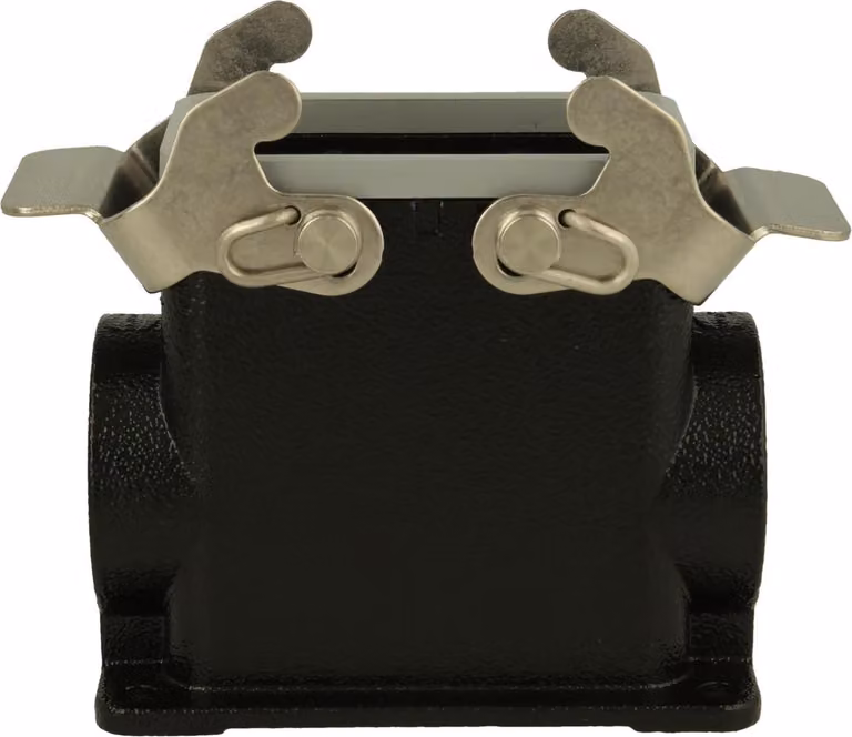 HARTING Han 10B M Base alta, 2xM32 uscita cavo laterale, con 2 staffe trasversali - 1 pezzo