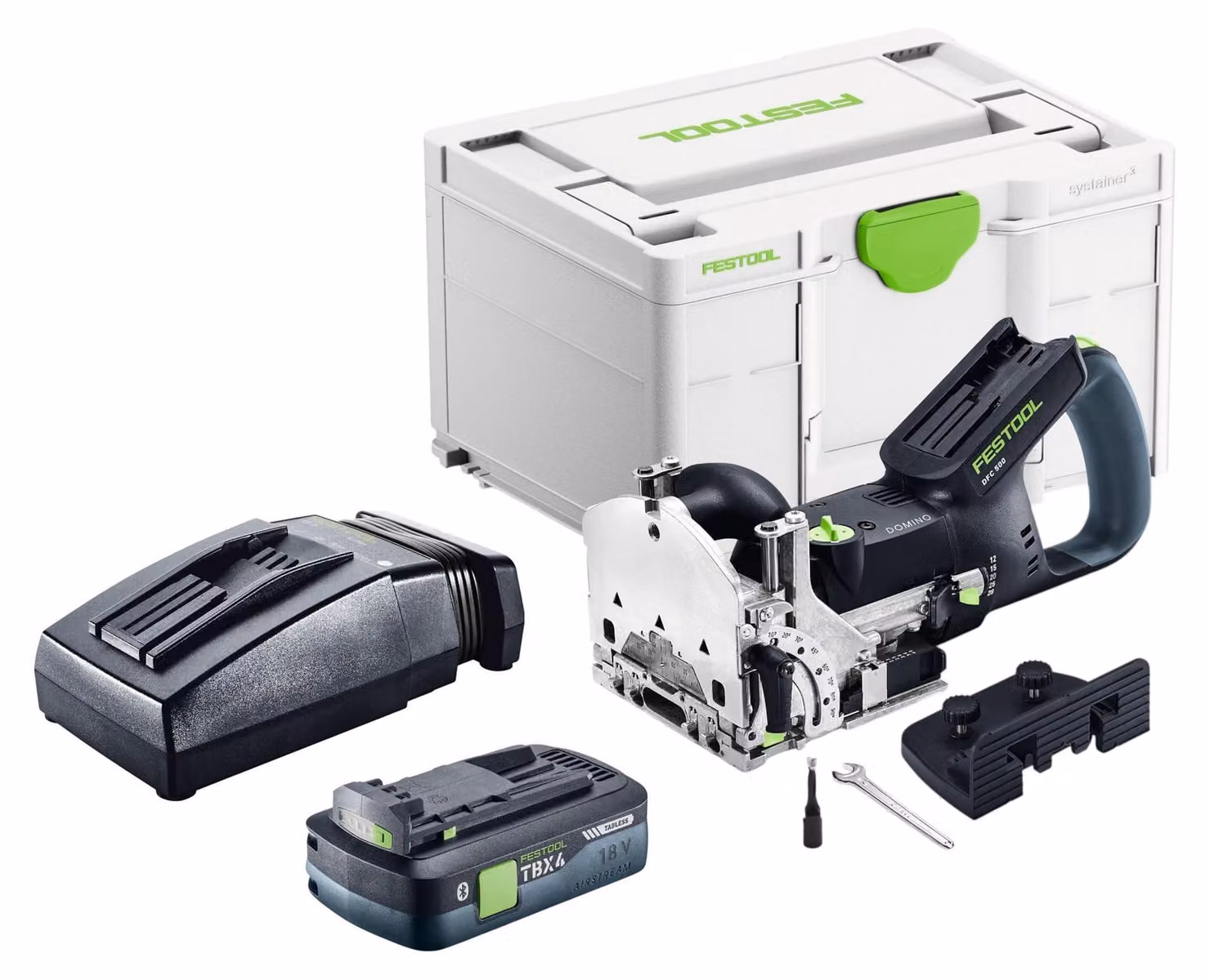 Festool DFC 500 E-Basic Fresa a batteria 18 V 4 - 10 mm + 1x batteria 4,0 Ah + caricabatterie + Systainer
