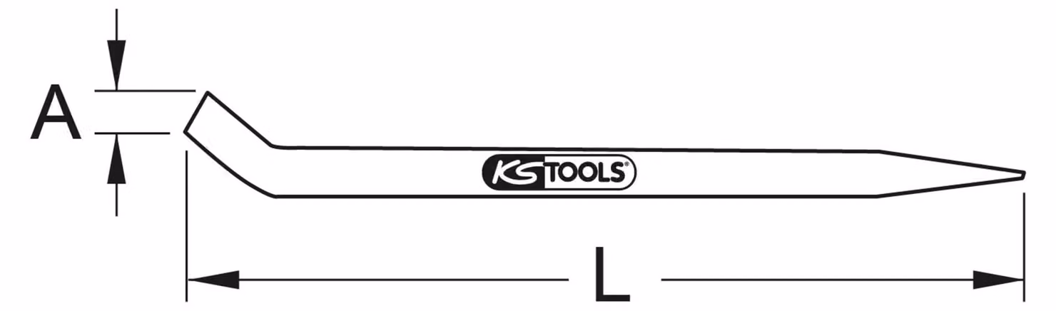 KS TOOLS BRONZEplus smontagomme 600 mm - 963.9779