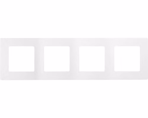 Legrand 665004 Niloe telaio quadruplo bianco