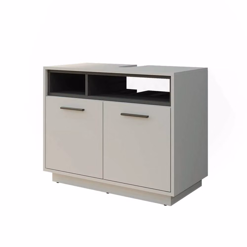 Mobile sottolavabo per bagno Beatrice Vicco Grigio Rovere L: 80 cm, P: 64 cm, H: 40 cm – 2