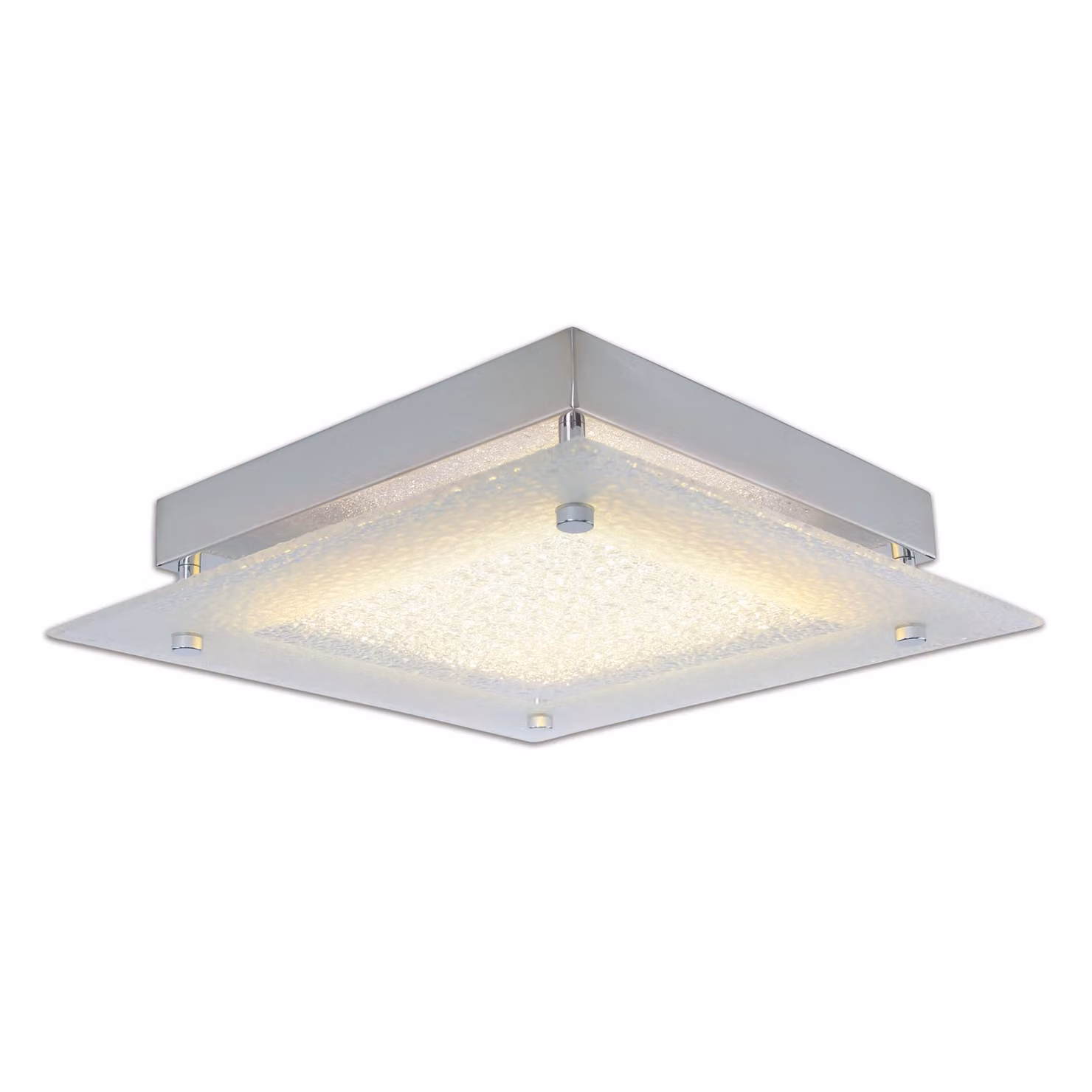 Plafoniera LED in cristallo ottico / trasparente
