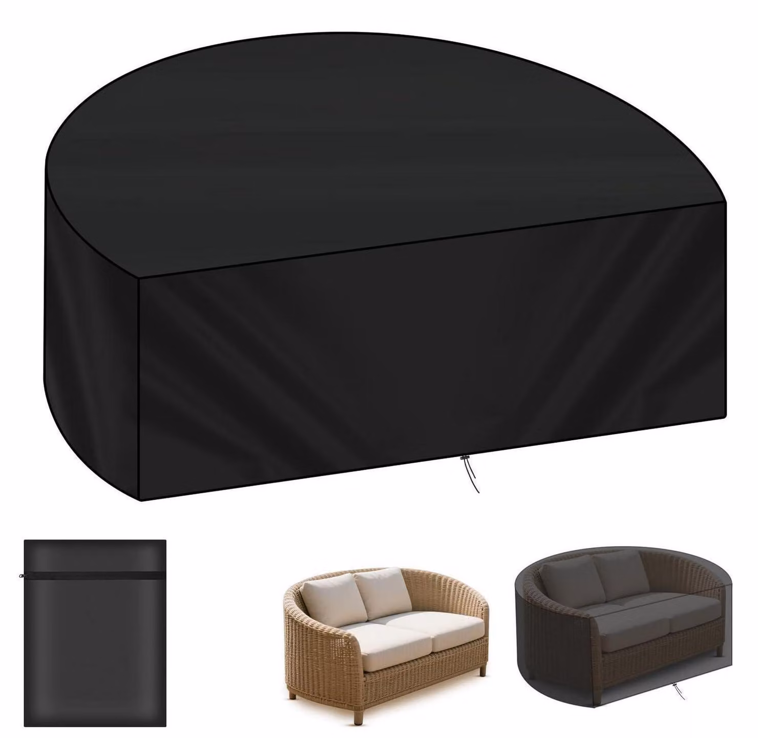 Copertura impermeabile e resistente al vento per isola solare, dimensioni 180x90x80 cm, realizzata in tessuto Oxford