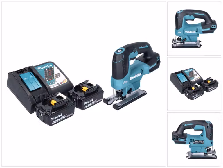 Seghetto alternativo a batteria Makita DJV 184 RG 18 V brushless + 2x batteria ricaricabile 6,0 Ah + caricabatterie