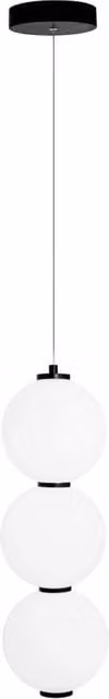 Lampada sospensione Maxlight TAMA LED 23W 3 sfere nera