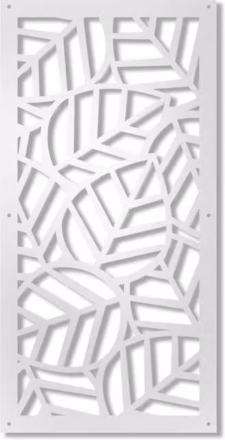 Signorbit Pannello traforato in PVC bianco L: 98 cm, H: 198 cm