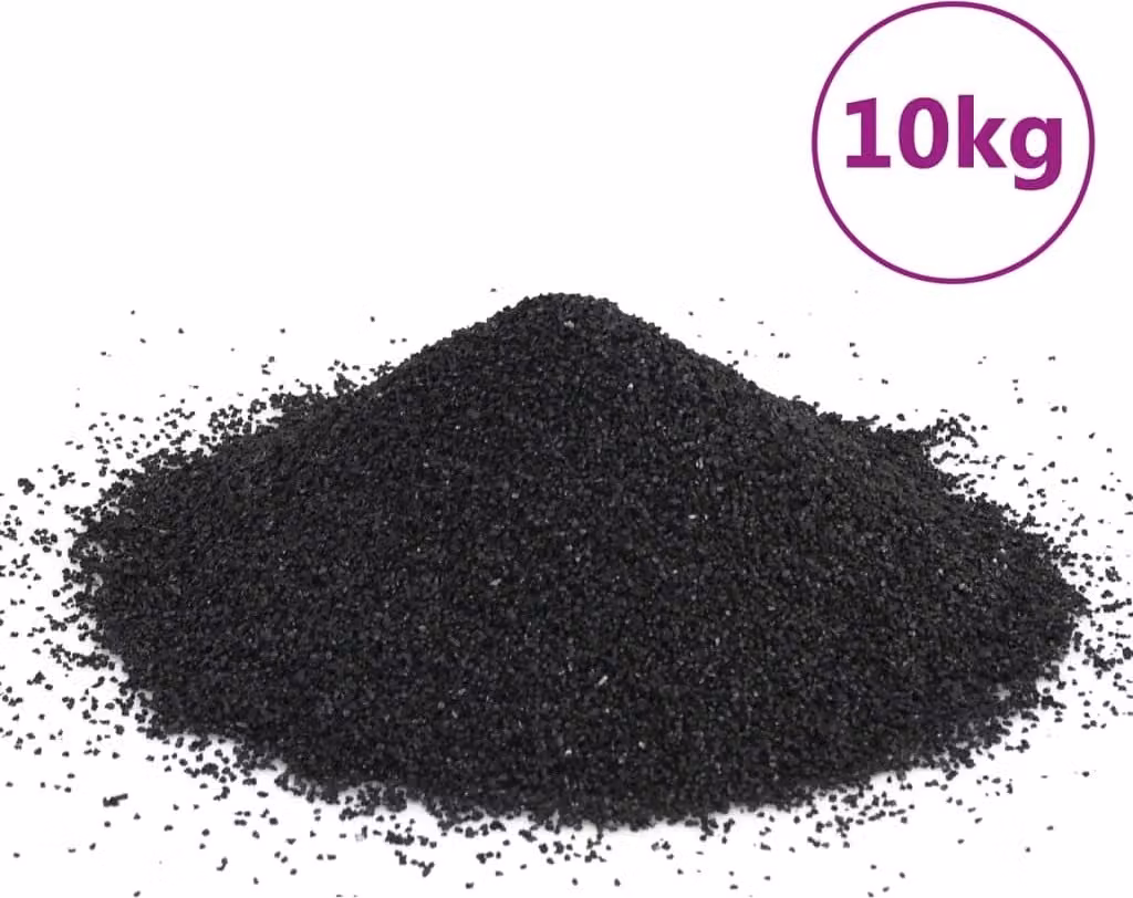 Sabbia per Acquari 10 kg Nera 0,2-2 mm