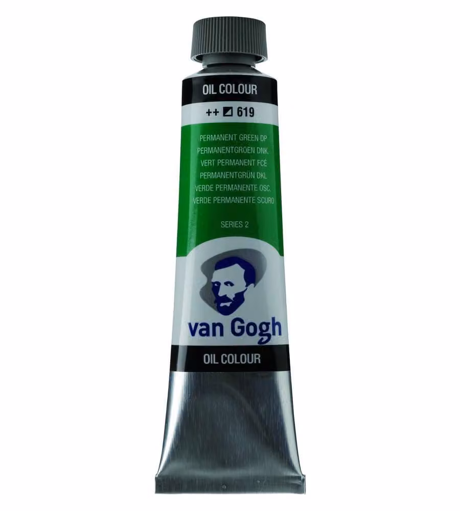 Van Gogh Colore Olio T9 Verde Permanente Scuro