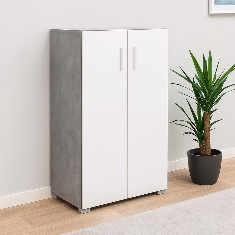 Credenza Comò 2 ante Armadio Spazio contenitivo 60 x 115 cm