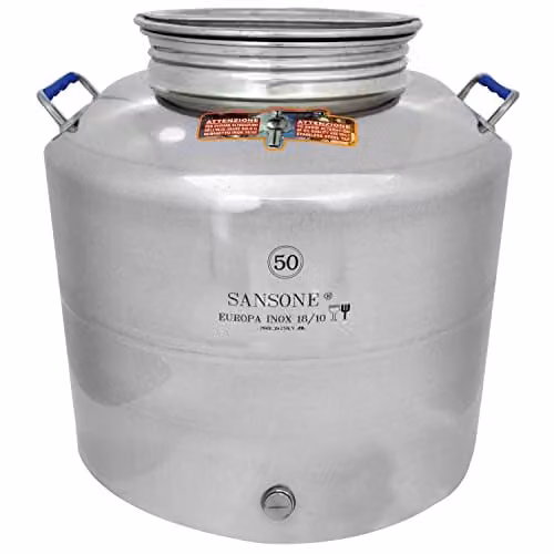 BOUDECH SANSONE - CONTENITORE PER OLIO IN ACCIAIO INOX 50 LT