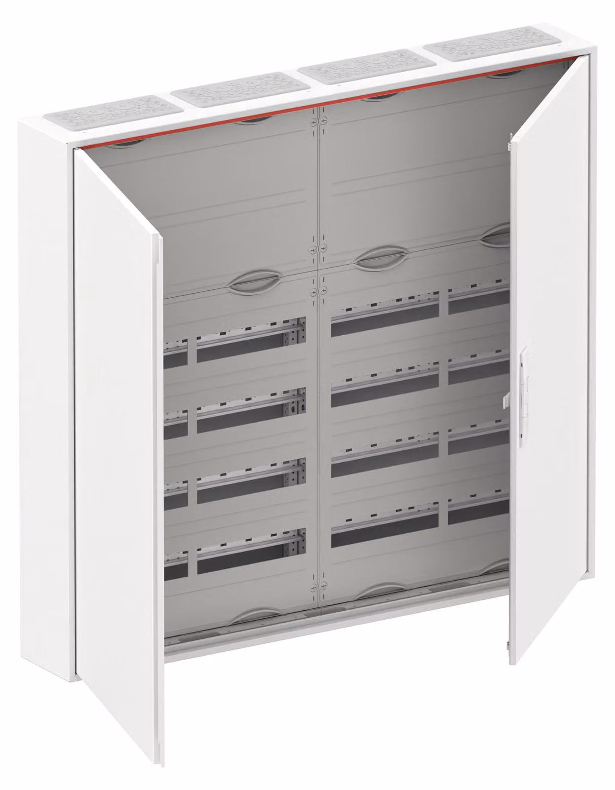 Scatola di distribuzione piccola 4FB, 6 file - Piastra di distribuzione per intonaco 950 mm CA46K