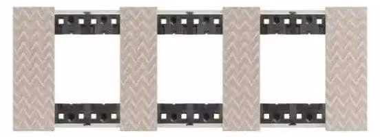 Coperchio 2 x 3 modulo IMD BTicino Living Now KA4802M3M_ Optic