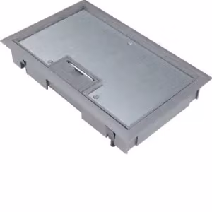 Hager KDE04087011, acciaio satinato, conforme alla norma EN50085-2-2