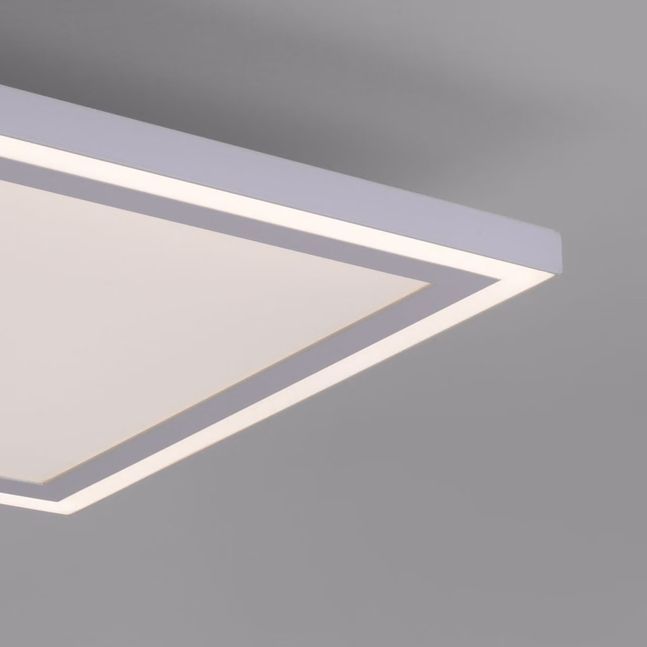 Plafoniera LED, pannello, dimmerabile, telecomando, L 31,4 cm