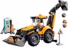 Lego City Great Vehicles Scavatrice da cantiere gialla 301 pz