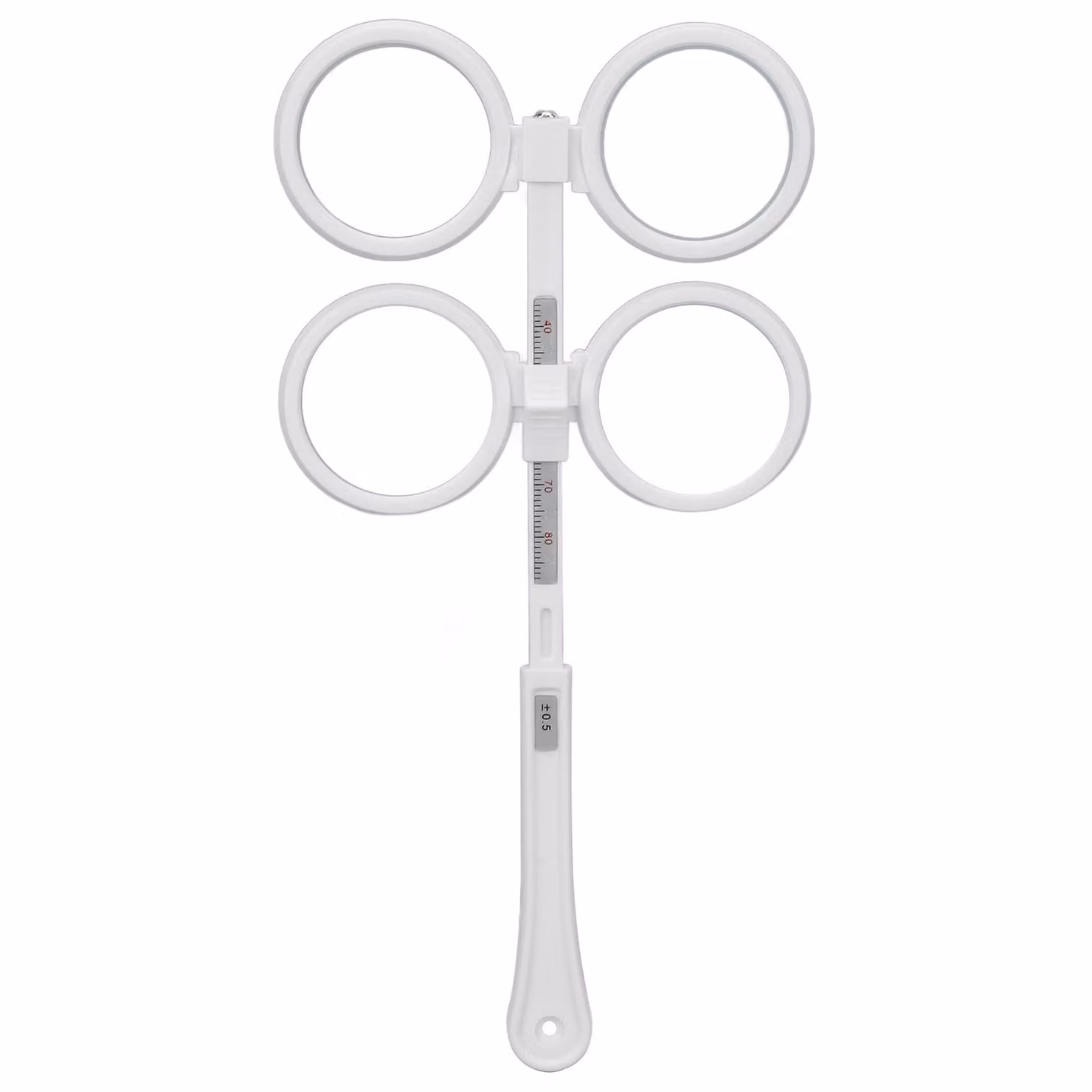 Pinna ottica, pinna ottica regolabile, pinna ottica in plastica, pinza per optometria, strumento per optometria, pinza per optometria, strumento per optometria