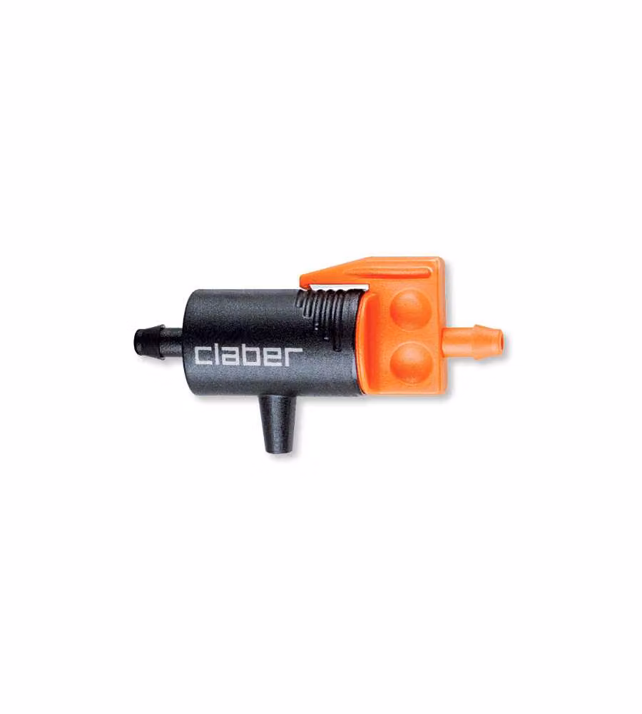 Set di 10 gocciolatori a bottone Claber regolabili da 0-6 l/h, colore nero – 2