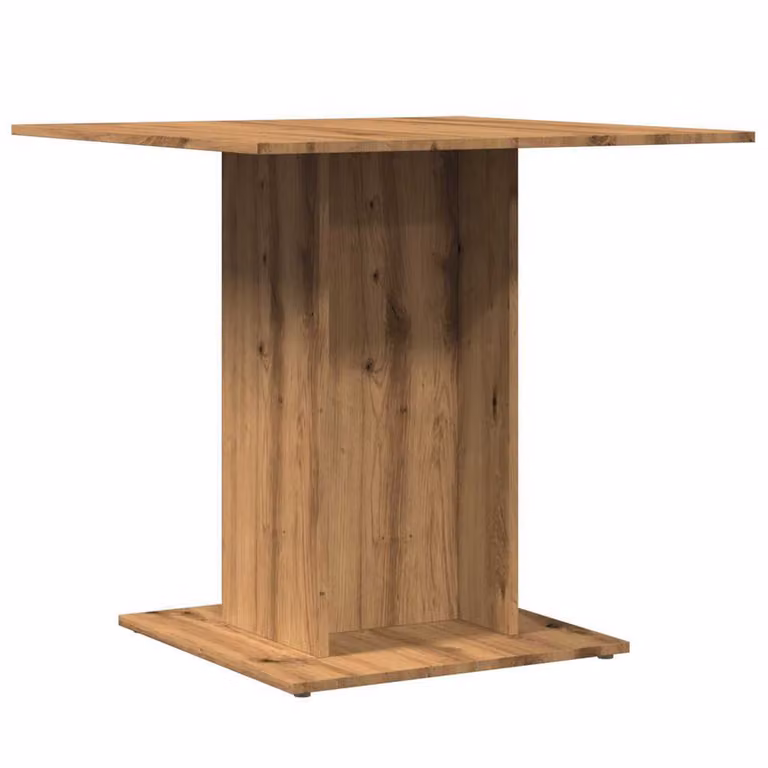 Tavolo Pranzo Rovere Artigianale 80x80x75 cm Legno Multistrato