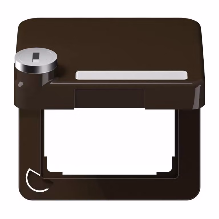 Jung CD590BFKLSLBR Coperchio ribaltabile con serratura di sicurezza