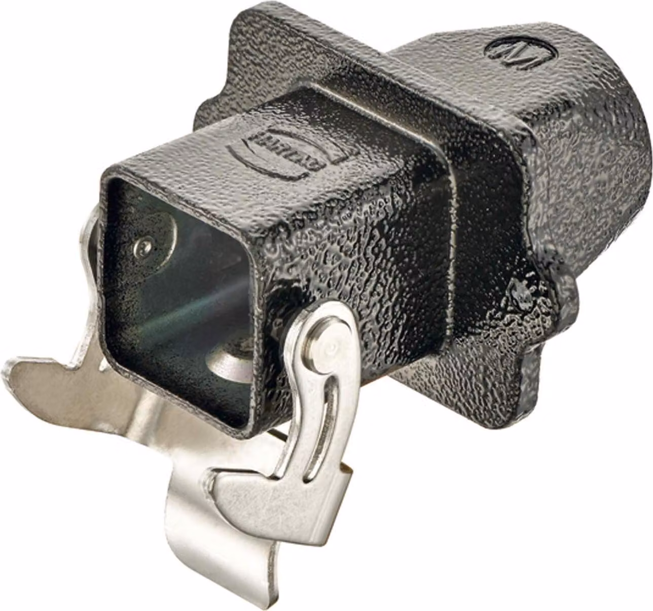 HARTING Han 3M Passaggio a muro diritto, 1xM20 con 1 staffa - 1 pezzo