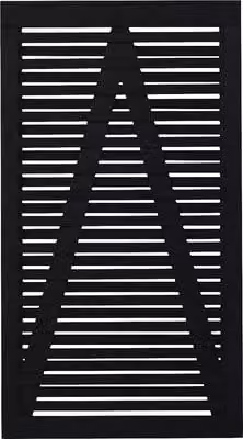 Porta Plus Osaka 100 x 180 cm RAL 9005 Nero