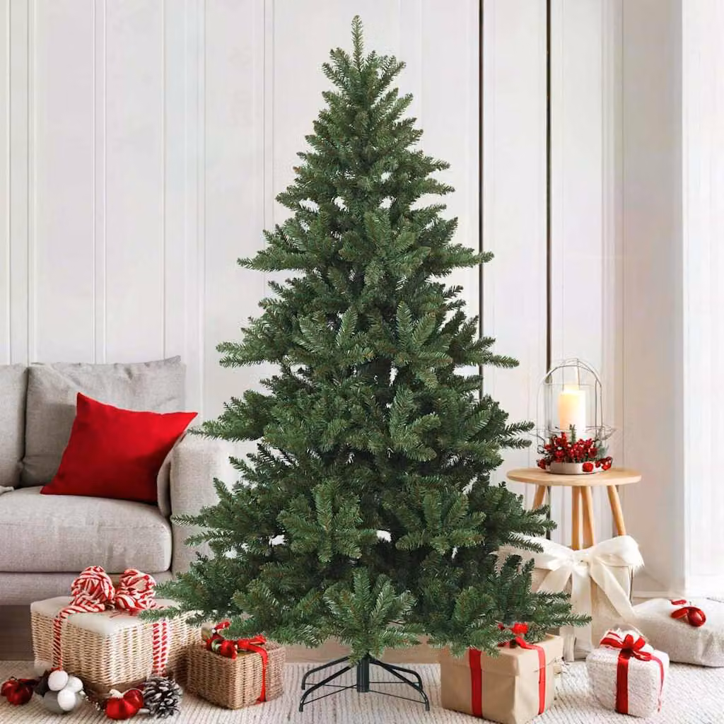 Maison Exclusive - Albero di Natale artificiale pieghevole verde 180 cm PVC, acciaio
