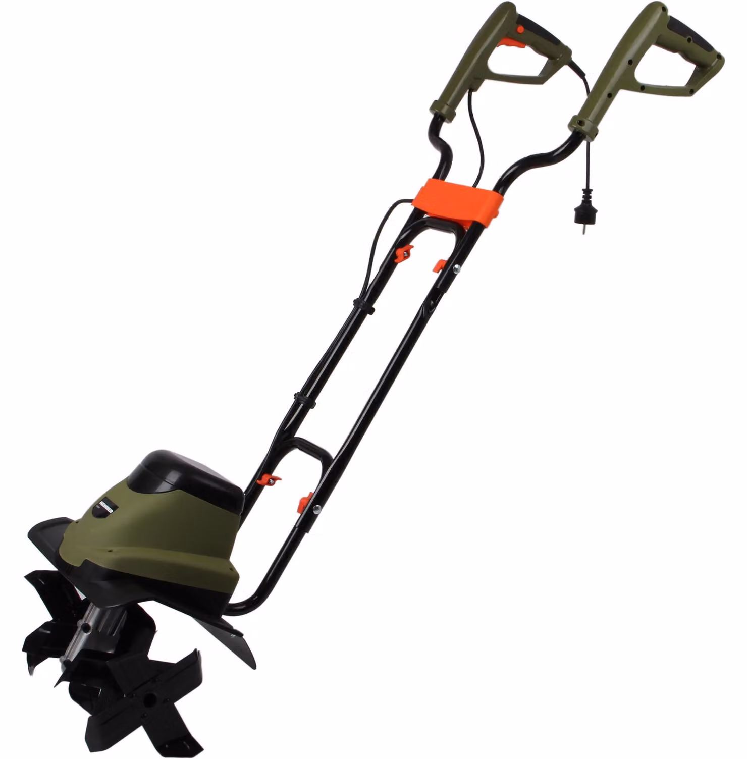 Motocoltivatore elettrico Heinner VSE001, potenza 1000 W, 380 giri/minuto, larghezza di lavoro 36 cm, profondità di lavoro 20 cm