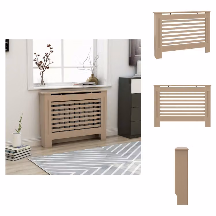 vidaXL Pannelli per radiatori 112x19x81 cm MDF - Accessori per radiatori