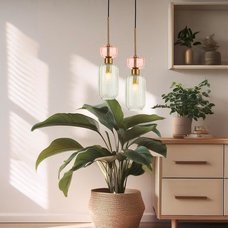 Lampada a sospensione MOLLY GREEN 1xE14