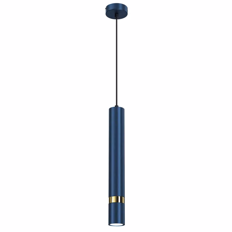Lampadario a sospensione Milagro JOKER MLP7725 blu navy / oro
