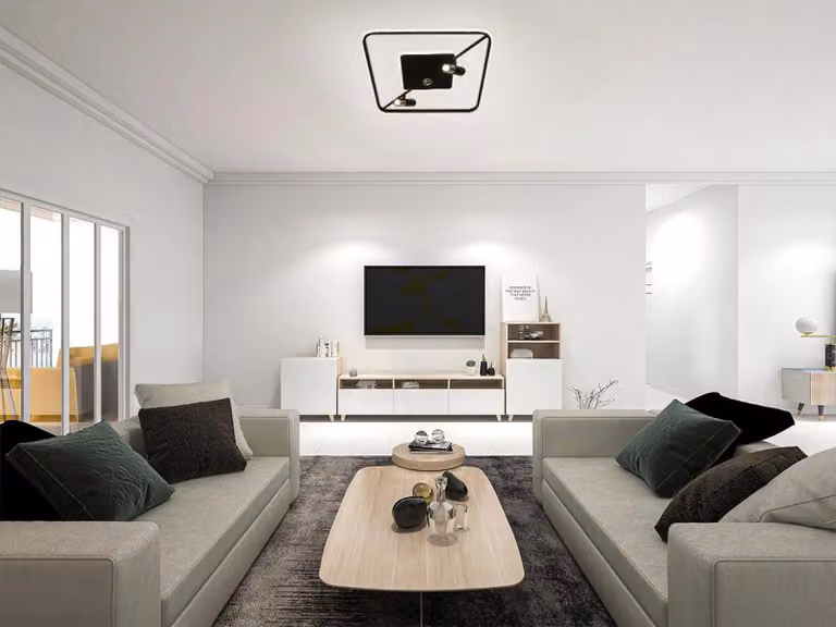 Lampada a soffitto a LED con telecomando, 70W - TA1334/B