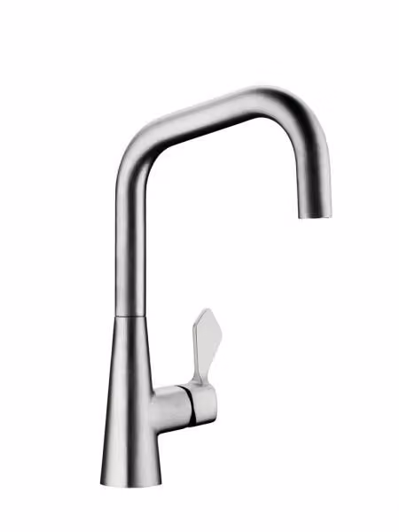 LINEA Umore 1, miscelatore per lavello, finitura acciaio inox, alta pressione