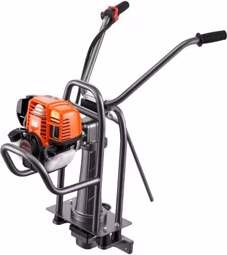 VEVOR Motore per Staggia Vibrante da Calcestruzzo a Benzina 1,16 HP 4 Tempi, Motore Vibrante per Finitura in Cemento, Albero Flessibile, Manico Regolabile, Gambe di Supporto, per Vialetti e Pavimenti