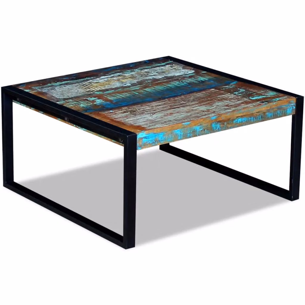 Maison Exclusive - Tavolino in legno massello di recupero 80x80x40 cm