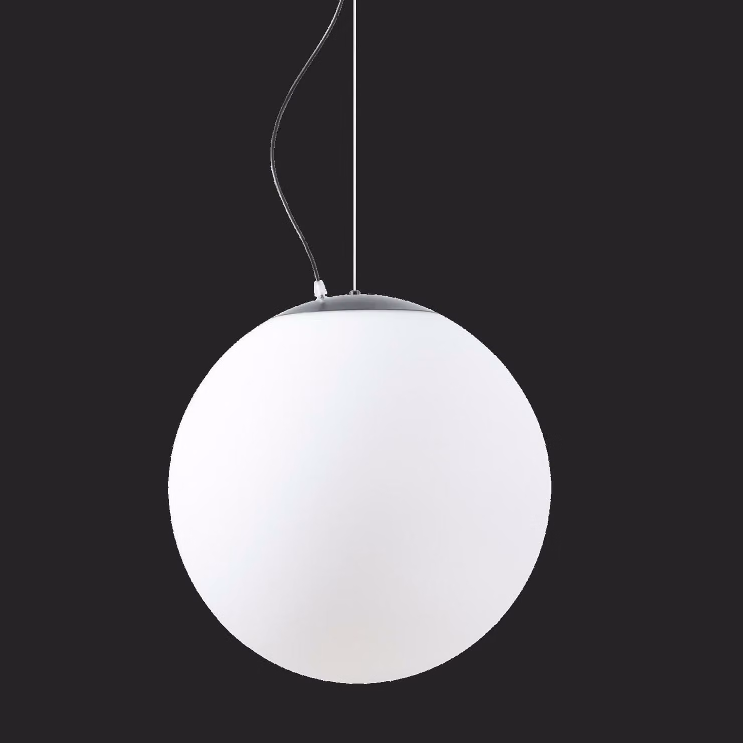 OSMONT ISI72257 ISIS L4 PM-M HP apparecchio a sospensione in plastica nero/bianco IP40 3000 K 58W LED combinazione di emergenza 3 h