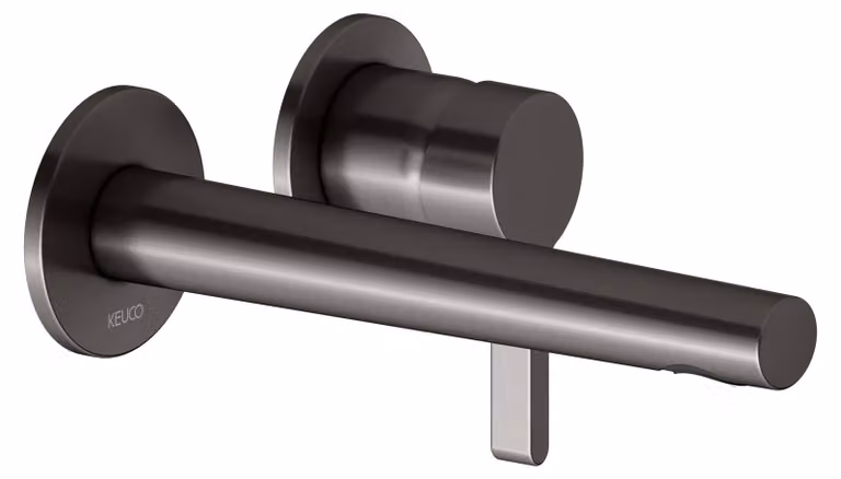 KEUCO EDITION 400 Mitigeur monocommandé pour lavabo, encastré, avec limiteur de température, saillie 197mm, 51516350200, 51516350200