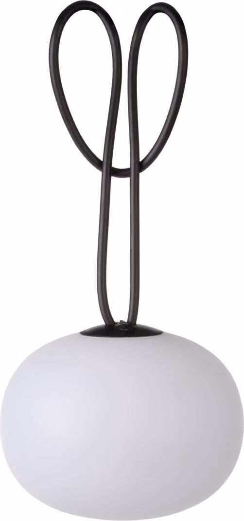 Lampada a sospensione LED senza fili con presa di corrente STONO MILK USB