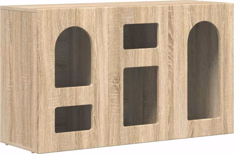 Credenza Rovere Sonoma 100 x 35 x 59 cm Legno multistrato