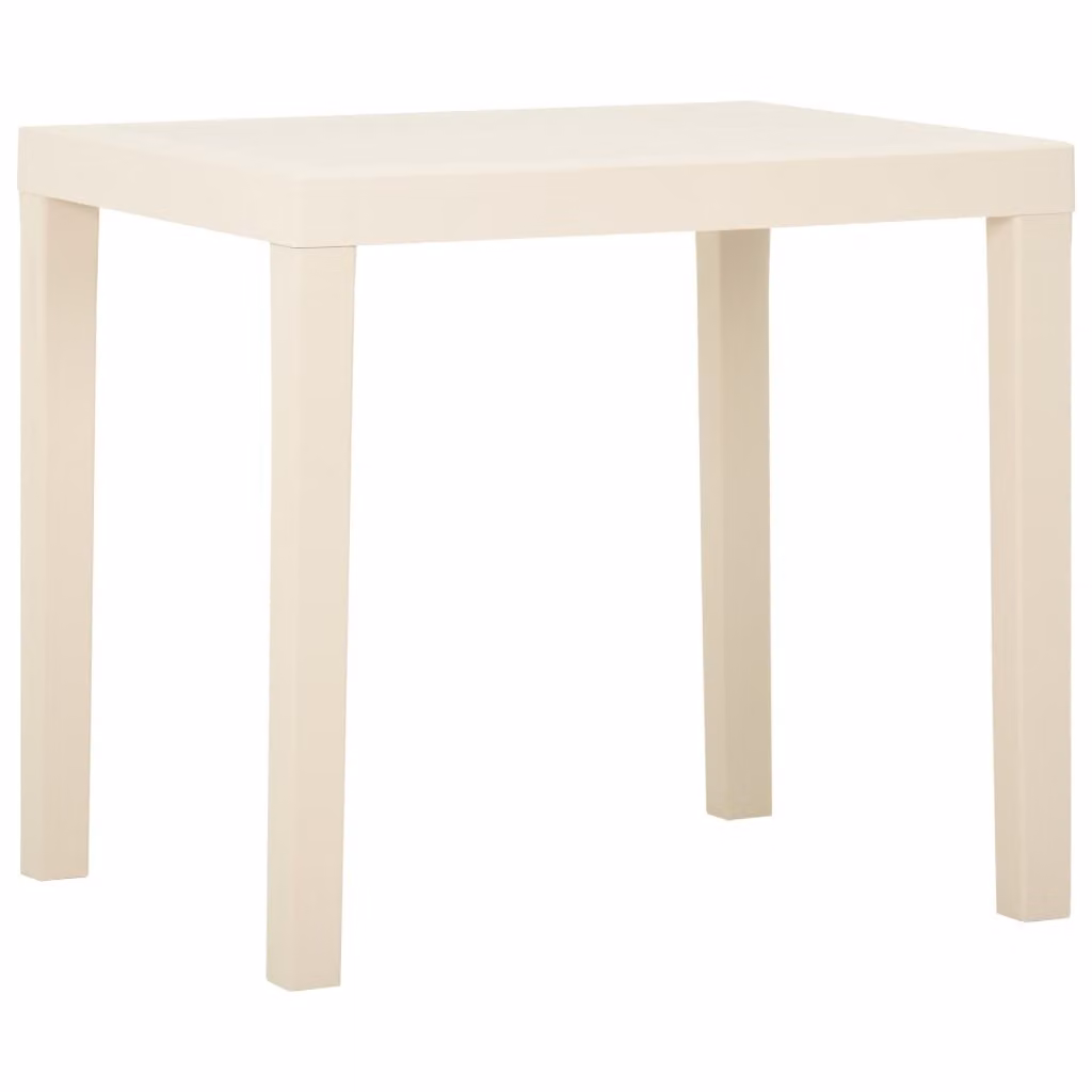 Maison Exclusive - Tavolo da Giardino Bianco 79x65x72 cm in Plastica