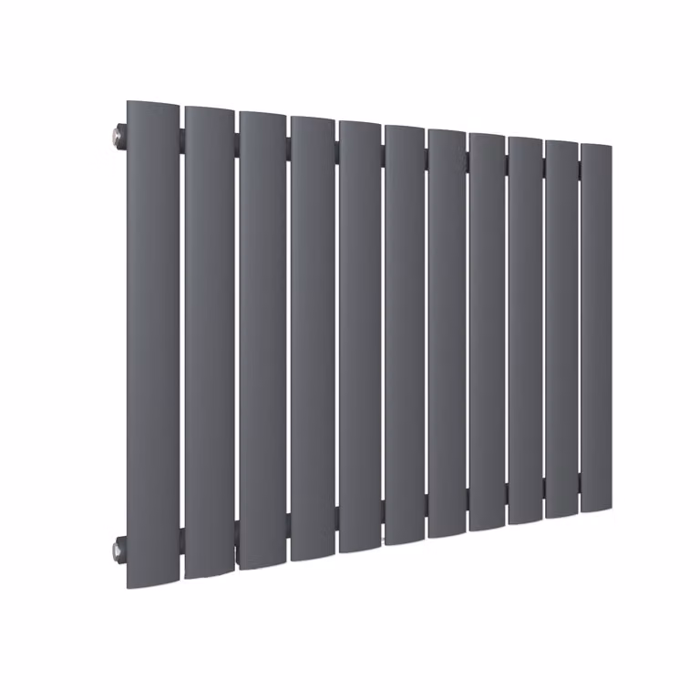 SONNI, radiatore a pannello orizzontale, collegamento laterale, 630x847 mm, antracite, a singolo strato, senza resistenza elettrica