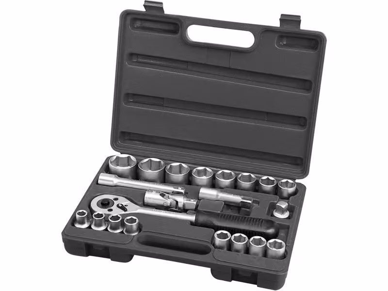 Set di chiavi a bussola Extol Premium (65231), 21 pezzi, CrV, 1/2"